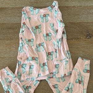 Posh Peanut Pink and Blue Pajama Set